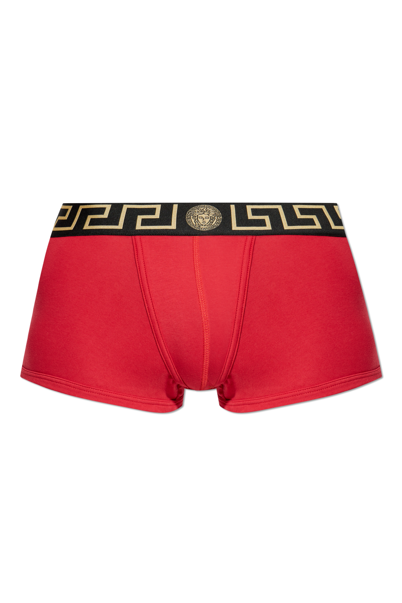 【関税込み】Versace Underwear レッド グレカ ブラレット 90_AU10028-